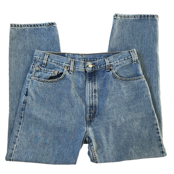 Levi's 505 Jeans Mens 38 x 30 USA Red Tab Regular Fit Straight Leg Vintage Levis - Picture 4 of 15